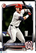 Eli Willits 2025 Bowman 1st Rookie RC Washington Nationals