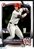 Eli Willits 2025 Bowman Draft Washington Nationals