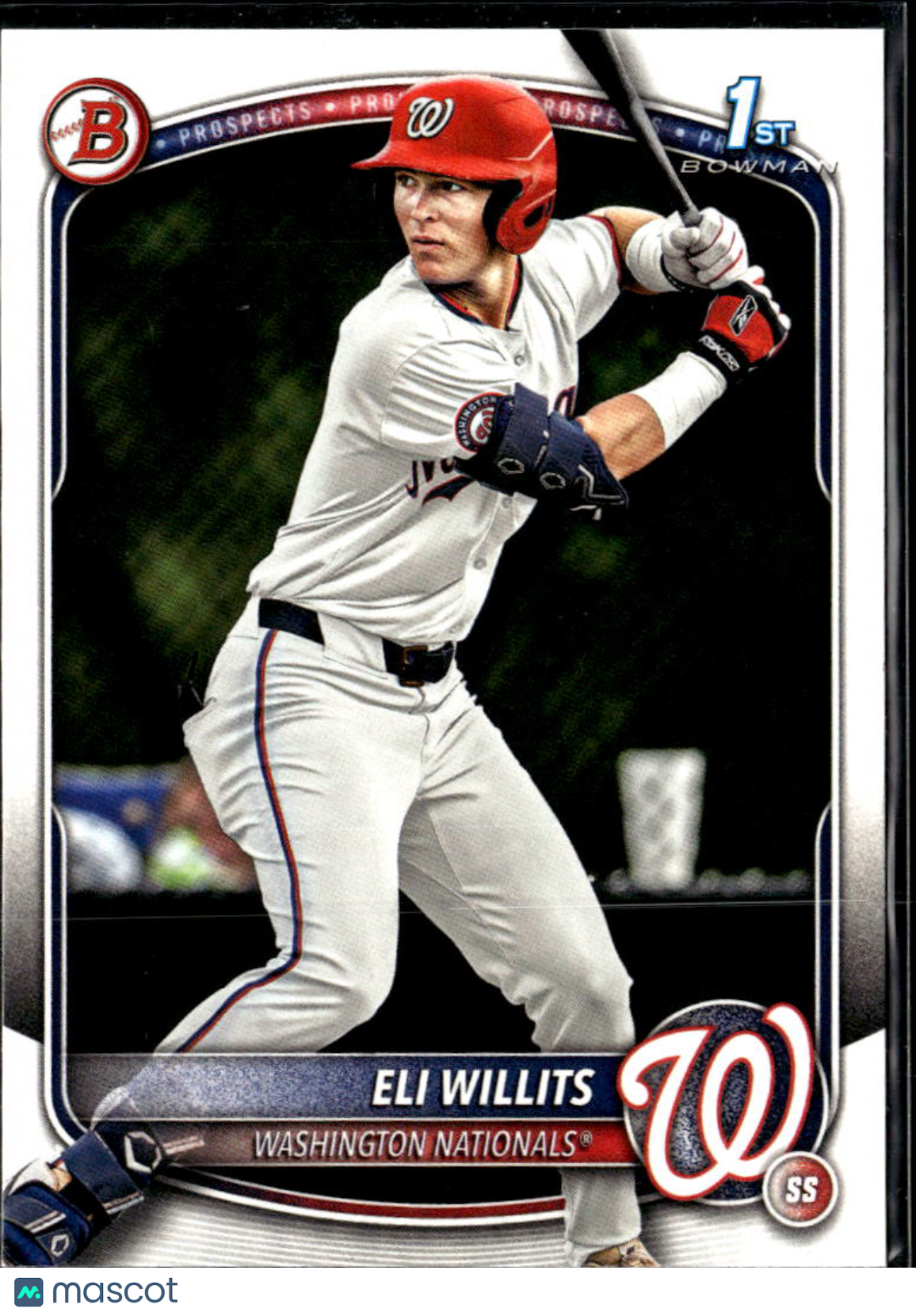 Eli Willits 2025 Bowman Draft Washington Nationals