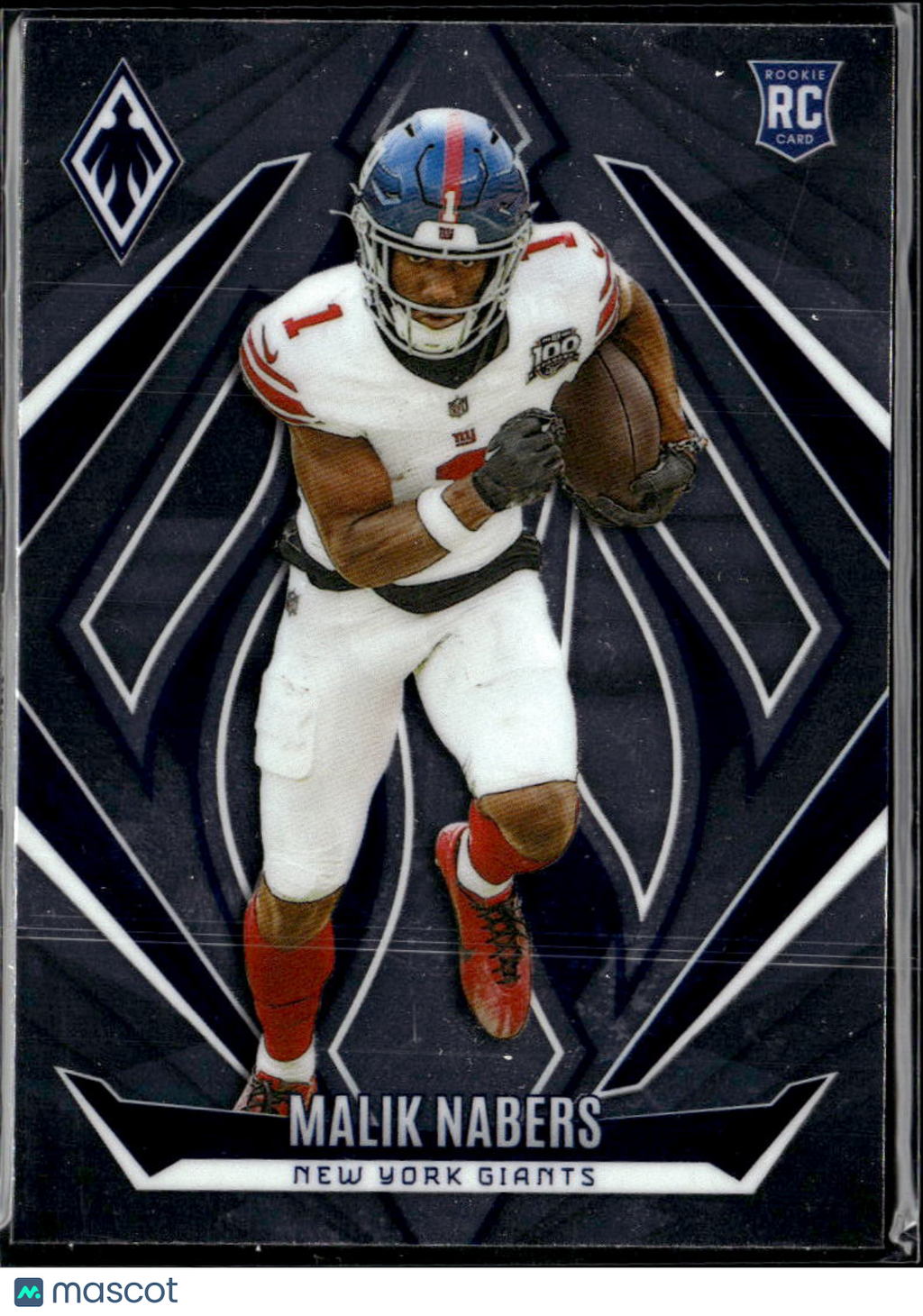 Malik Nabers 2025 Panini Phoenix Rookie RC New York Giants