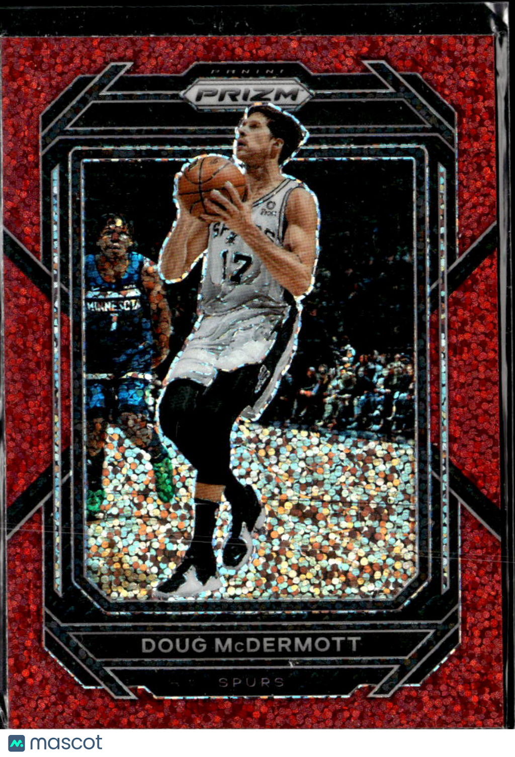 Doug McDermott 2022-23 Panini Prizm Red Sparkle SSP San Antonio Spurs
