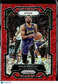 Malik Beasley 2023-24 Panini Prizm Red Sparkle SSP Milwaukee Bucks