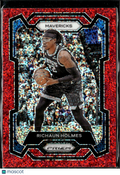 Richaun Holmes 2023-24 Panini Prizm Red Sparkle SSP Dallas Mavericks