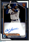 Wilfredo Lara 2024 Bowman Chrome 1st Auto Autograph New York Mets
