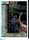 Shaquille O'Neal 1996-97 Topps Holding Court Refractor Orlando Magic