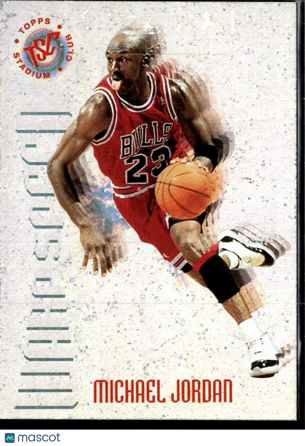 Michael Jordan 1995 Topps Stadium Club Warp Speed #WS1 Chicago Bulls