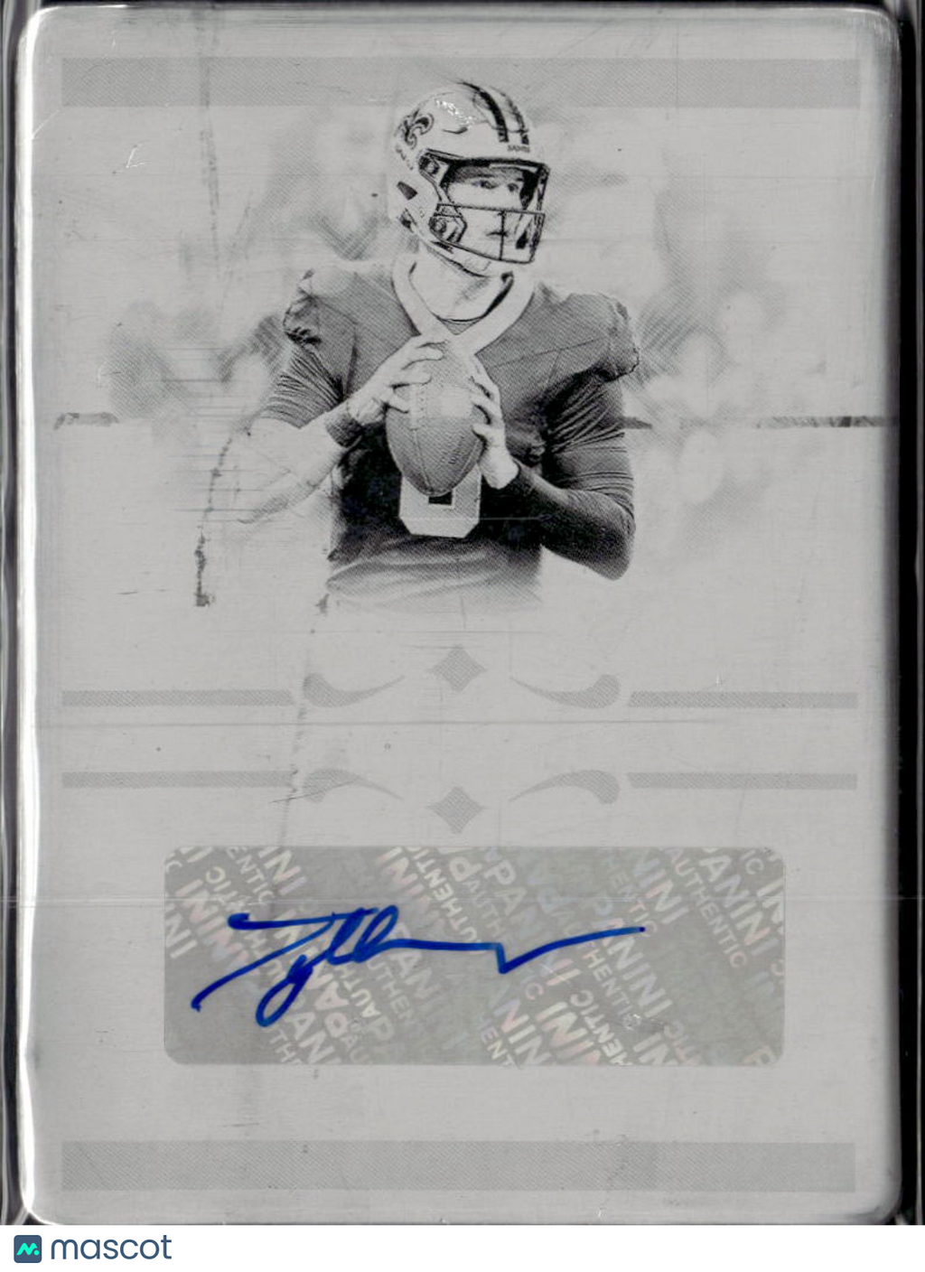 Tyler Shough 2025 National Treasures Auto Autograph Printing Plate RC 1/1 Saints