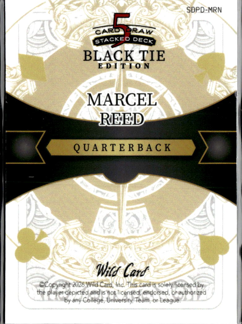 Marcel Reed 2026 Wild Card 5 Rookie RC Texas A&M Aggies 1/5