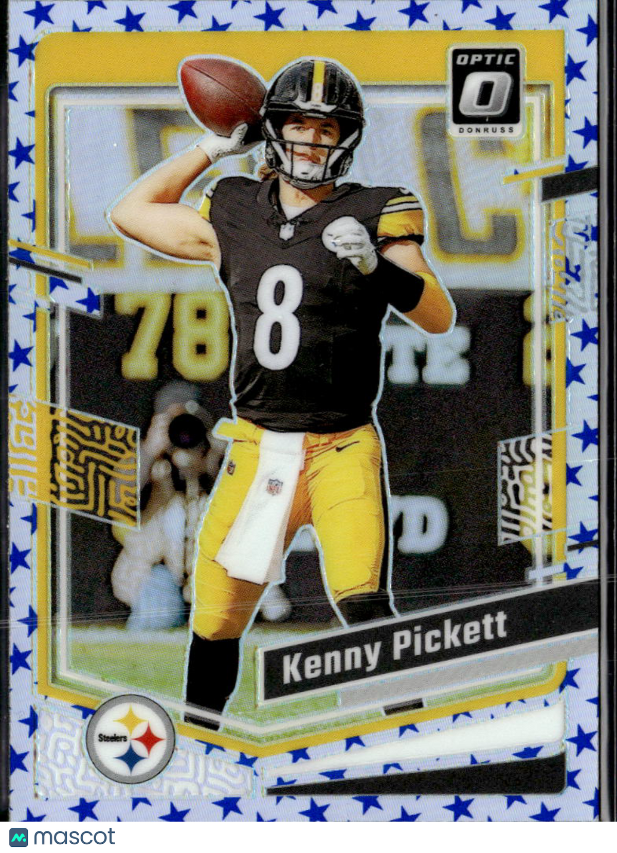 Kenny Pickett 2023 Optic Blue Stars Pittsburgh Steelers