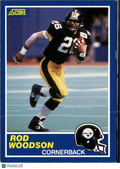 Rod Woodson 1989 Score Rookie RC Pittsburgh Steelers