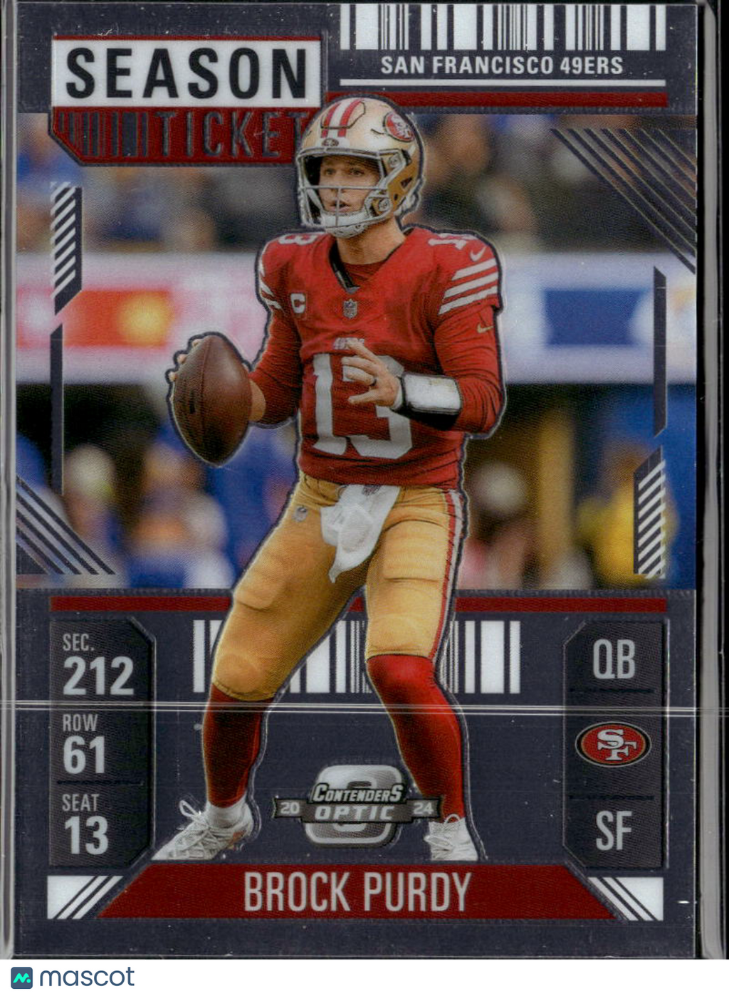 Brock Purdy 2025 Contenders Optic San Francisco 49ers