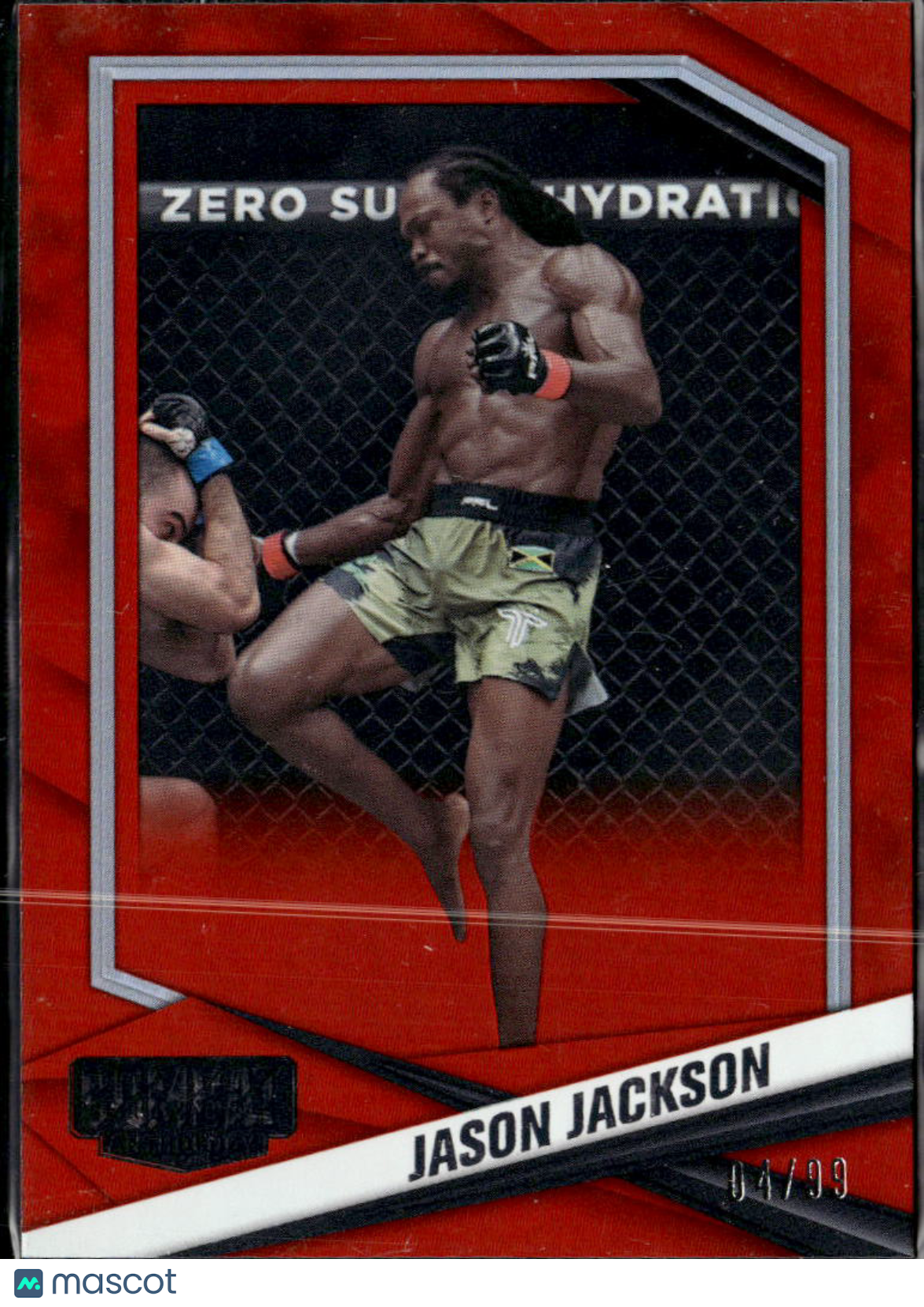 Jason Jackson 2025 Panini Combat Anthology Orange 4/99