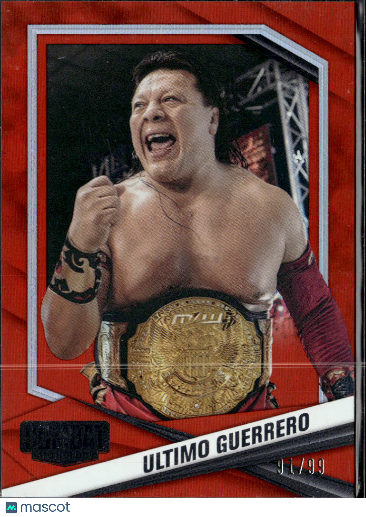 Ultimo Guerrero 2025 Panini MLW Combat Anthology Orange /99
