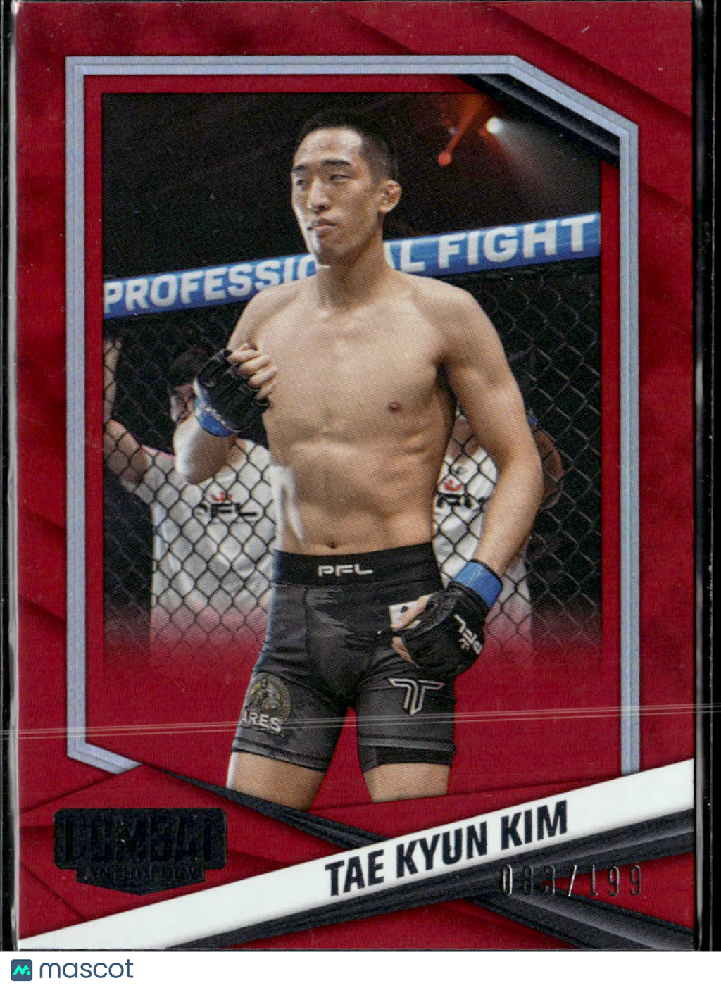 Tae Kyun Kim 2025 Panini Combat Anthology Red /199