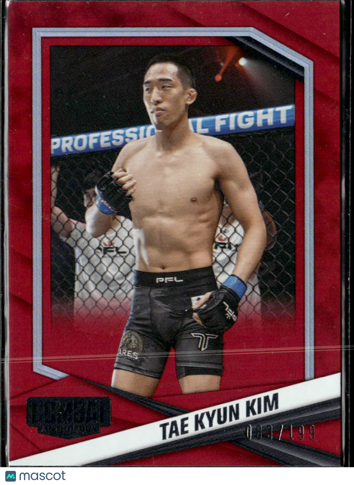 Tae Kyun Kim 2025 Panini Combat Anthology Red /199