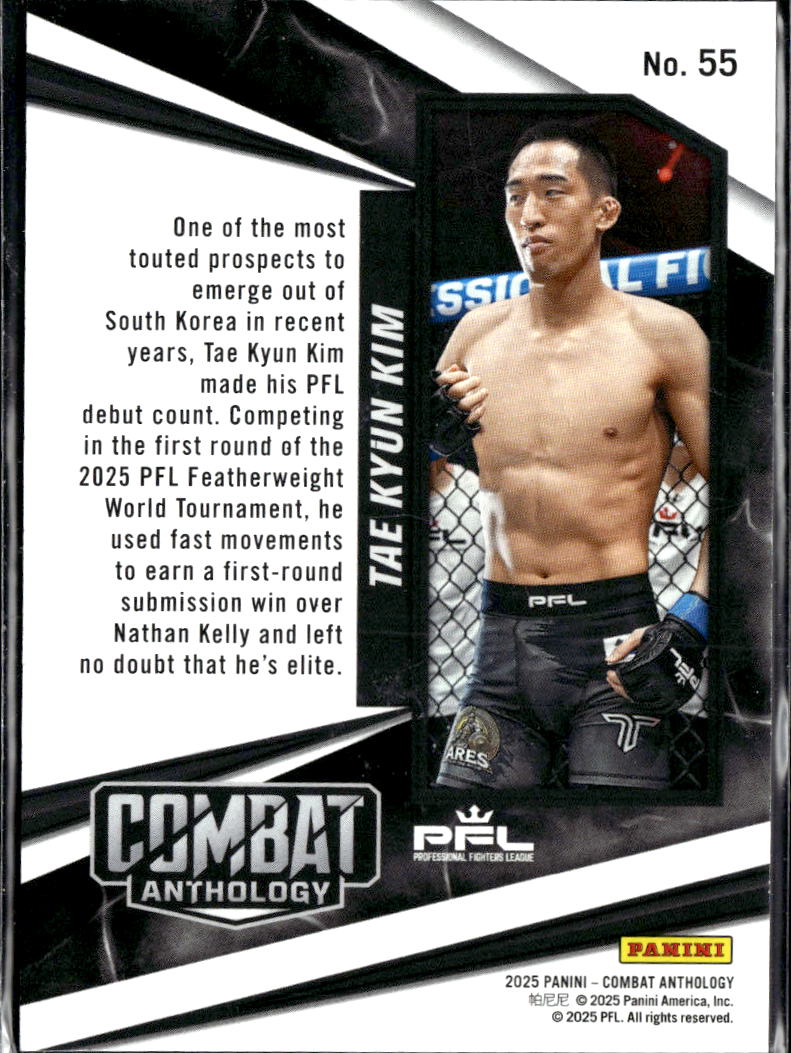 Tae Kyun Kim 2025 Panini Combat Anthology Red /199