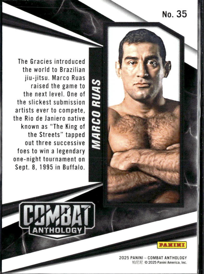 Marco Ruas 2025 Panini Combat Anthology Red /199