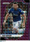 Jack Harrison 2025 Panini Prizm Premier League Purple Mojo /249 Everton