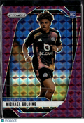 Michael Golding 2025 Prizm Premier League Soccer RC Purple /249 Leicester City