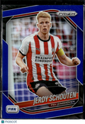 Jerdy Schouten 2025 Panini Prizm FIFA Soccer Blue /199 PSV Eindhoven