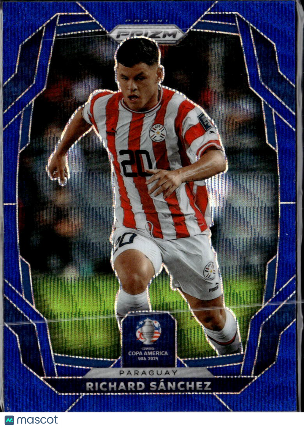 Richard Sánchez 2024 Panini Prizm Copa America Blue Paraguay /199