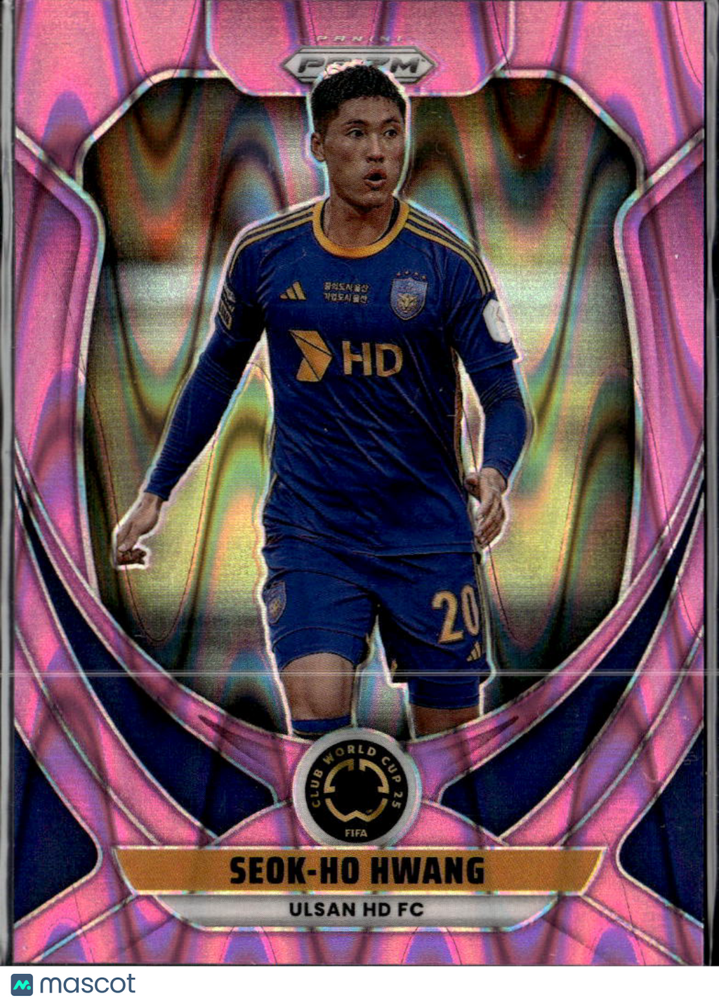 Seok-Ho Hwang 2025 Panini Prizm FIFA Club World Cup Pink /299 Ulsan HD FC