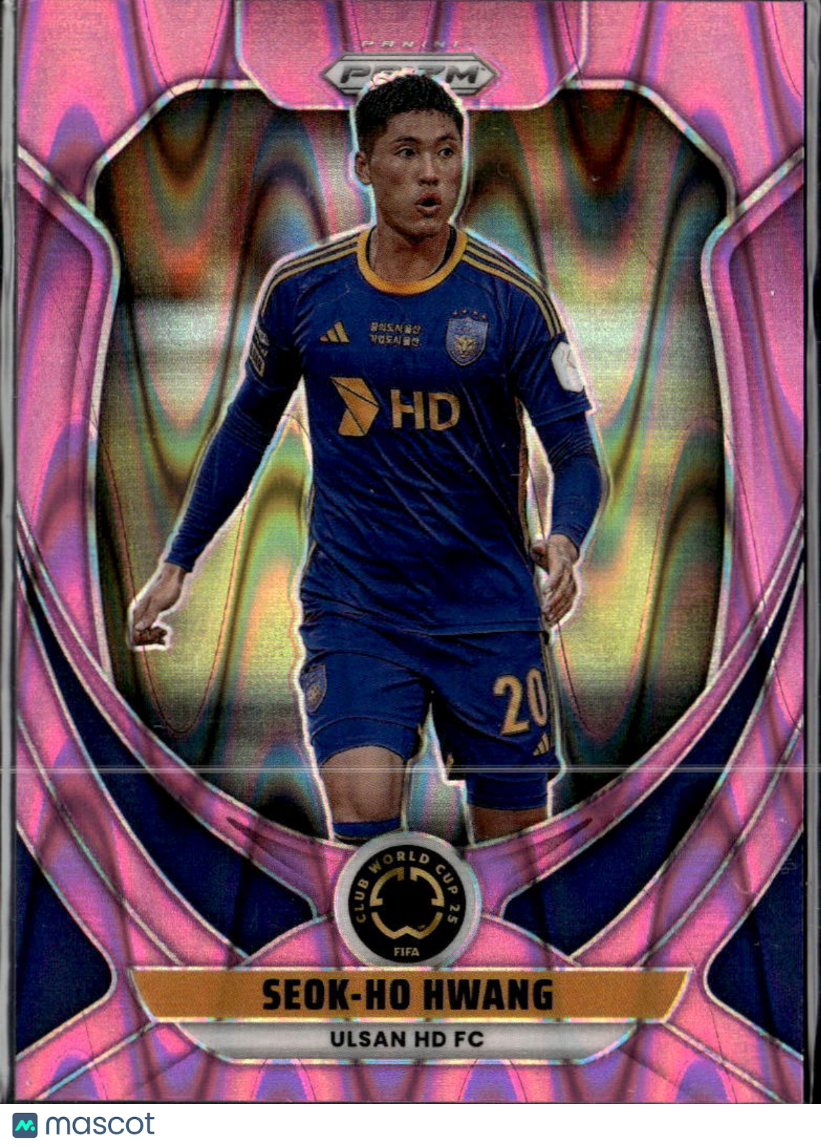 Seok-Ho Hwang 2025 Panini Prizm FIFA Club World Cup Pink /299 Ulsan HD FC