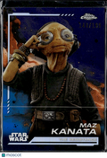 Maz Kanata Topps Chrome Star Wars Purple Refractor 140/199 #134