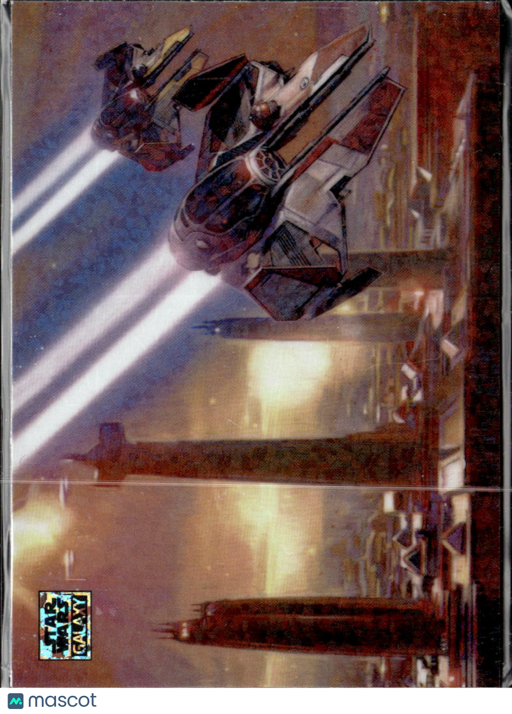 Actis-Class Interceptor Topps Star Wars Galaxy Mini Diamond Refractor #46