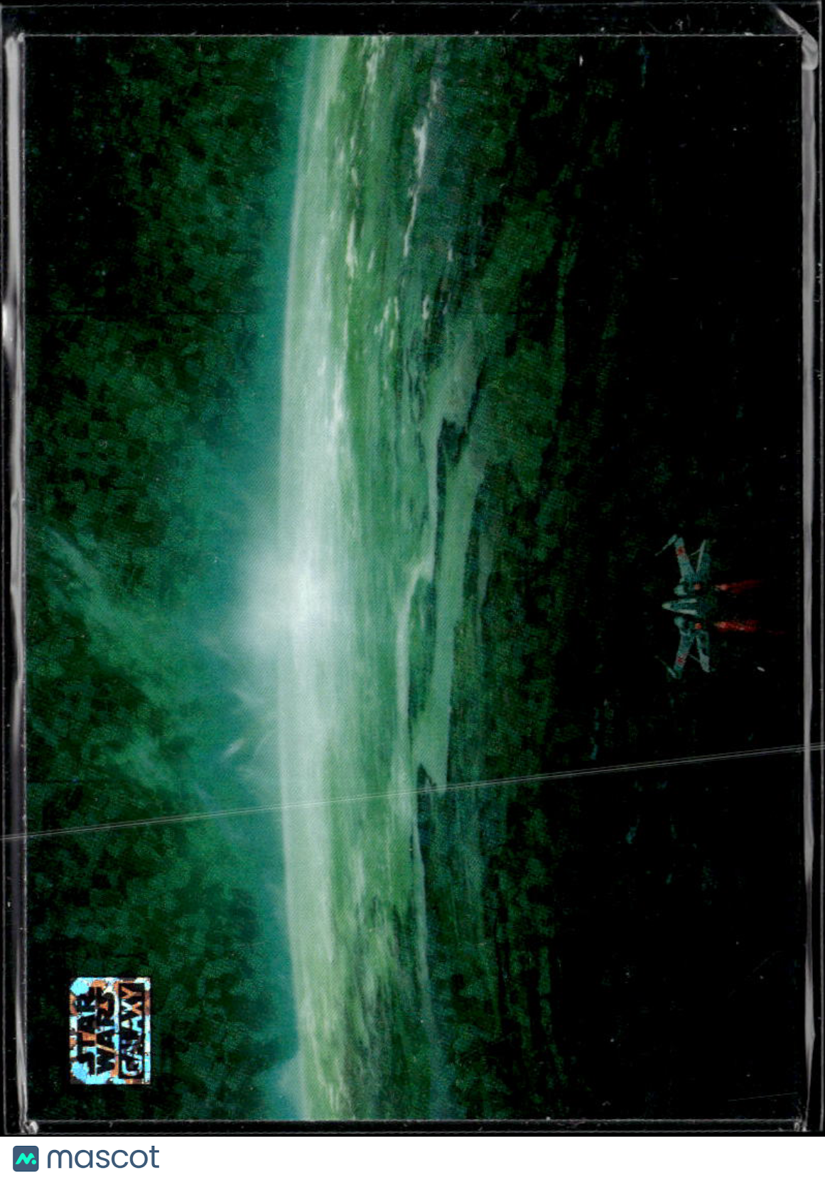 Dagobah Topps Star Wars Galaxy Mini Diamond Refractor #76