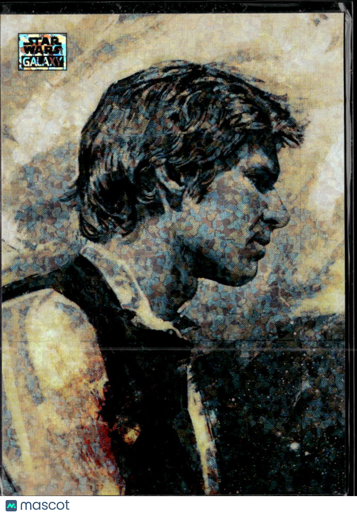 Han Solo Topps Star Wars Galaxy Mini Diamond Refractor #84