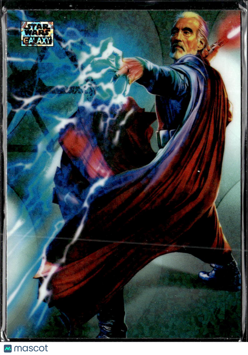 Dooku Topps Star Wars Galaxy Mini Diamond Refractor #32