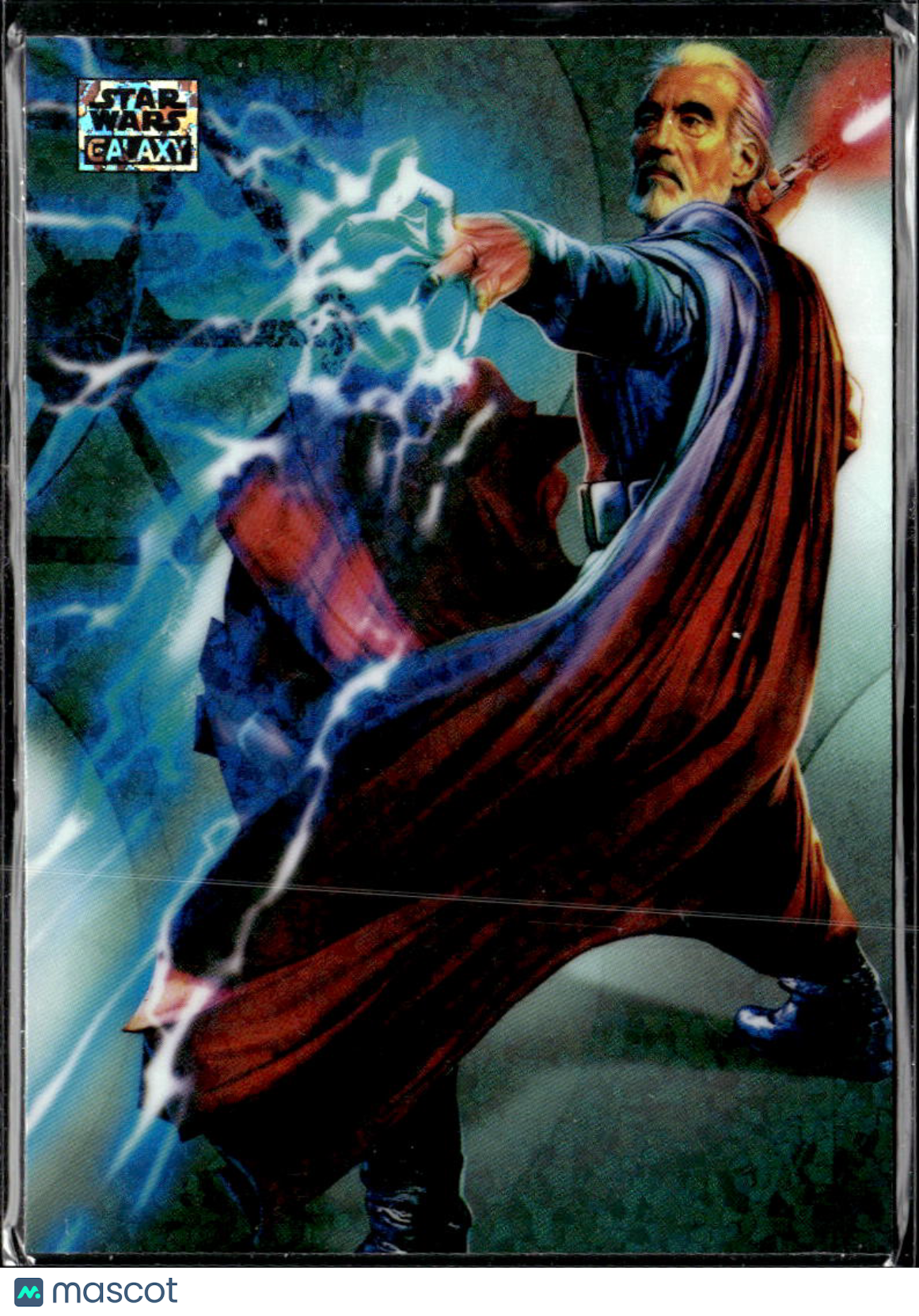Dooku Topps Star Wars Galaxy Mini Diamond Refractor #32
