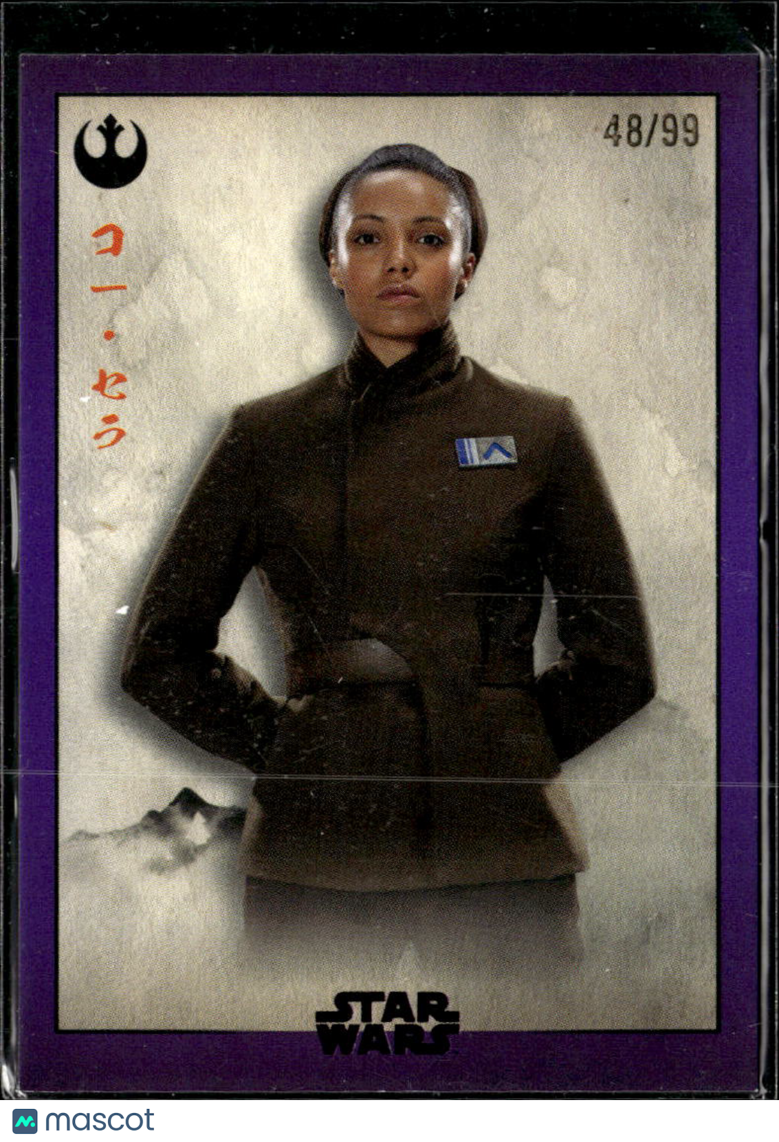 Korr Sella Topps Star Wars Meiyo Purple 48/99 #RS-15
