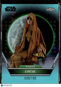 Eirtae Topps Chrome Star Wars Aqua Refractor 35/199 #6