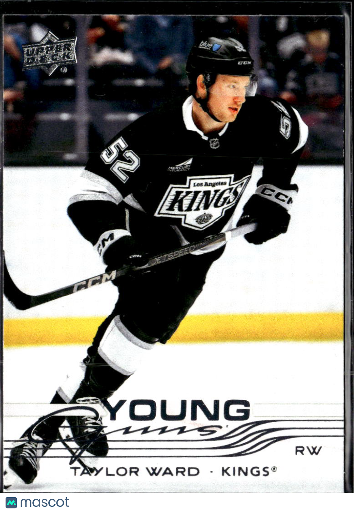 Taylor Ward 2025 Upper Deck Series 2 Young Guns Los Angeles Kings