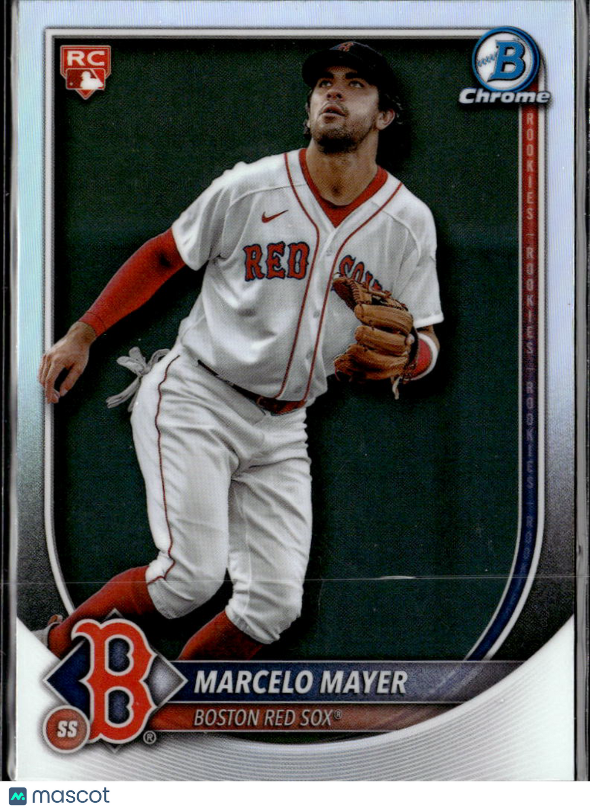 Marcelo Mayer 2025 Bowman Chrome Red Rookie RC Boston Red Sox