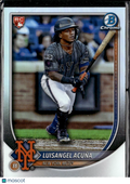 Luisangel Acuna 2025 Bowman Chrome Red Rookie RC New York Mets