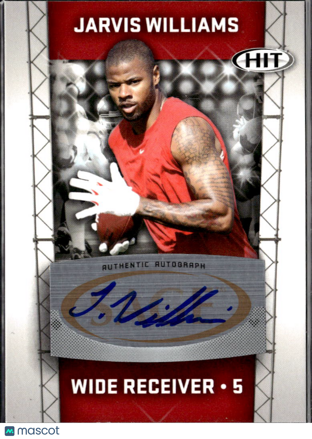 Jarvis Williams 2011 SAGE HIT Auto Autograph RC Rookie
