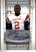 DeAndre McDaniel 2011 SAGE HIT Auto Autograph RC Clemson Tigers