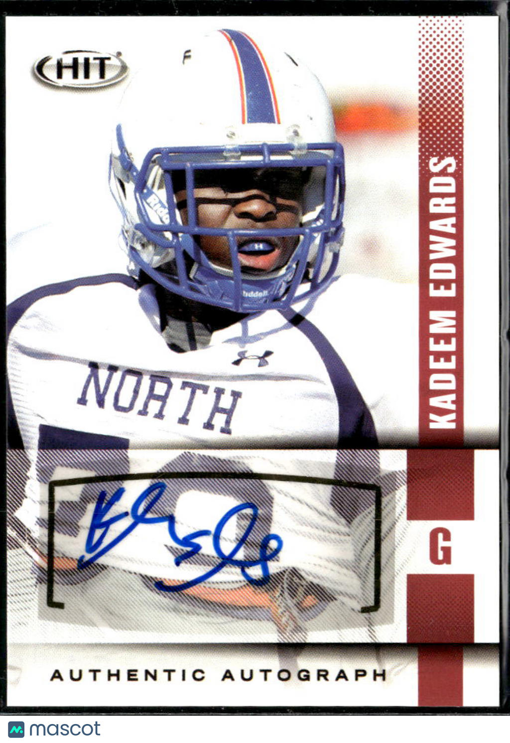 Kadeem Edwards 2014 SAGE HIT Auto Autograph Tennessee State Tigers