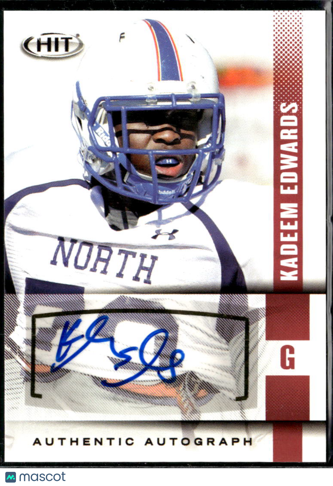 Kadeem Edwards 2014 SAGE HIT Auto Autograph Tennessee State Tigers