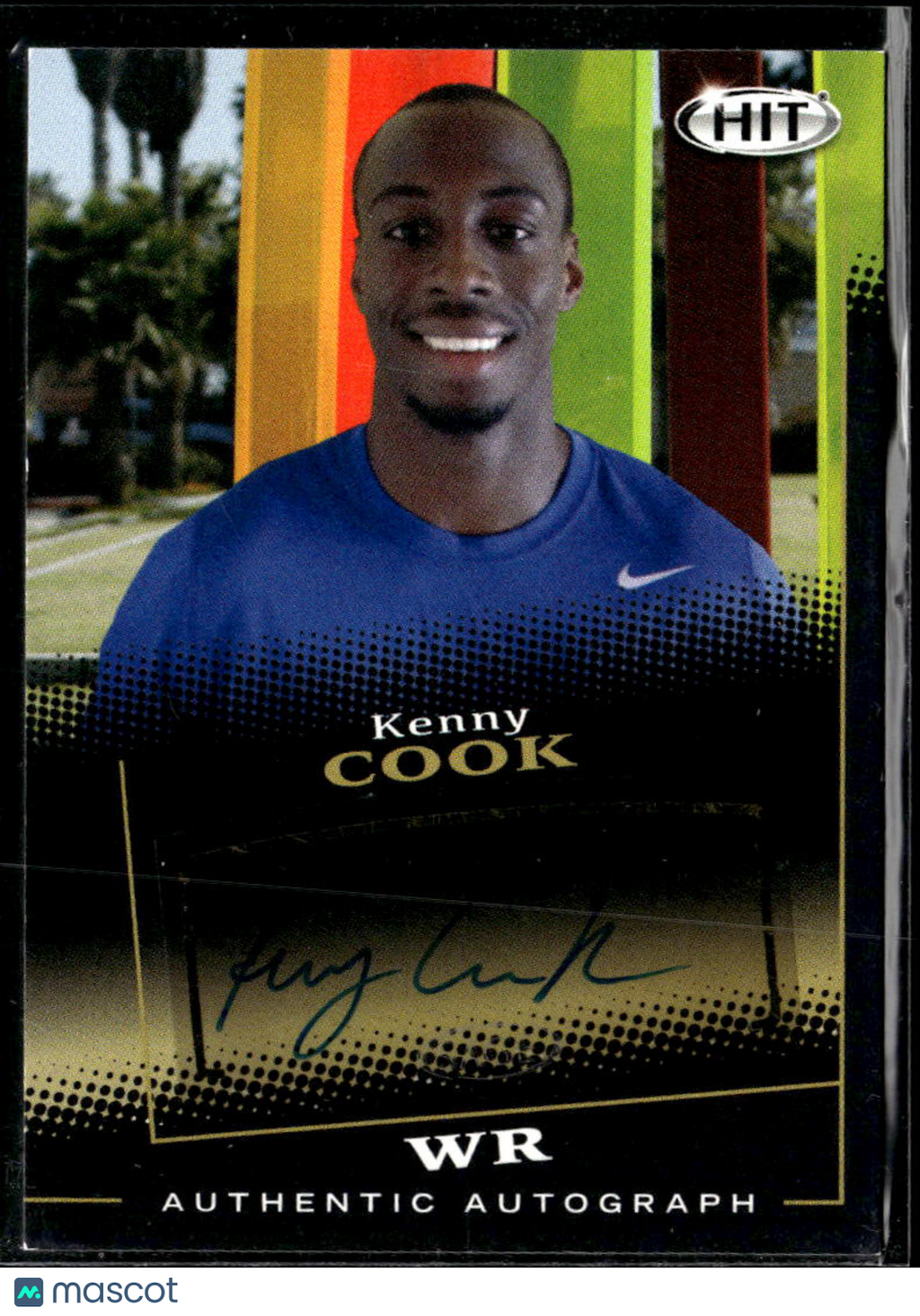 Kenny Cook 2015 SAGE HIT Auto Autograph Gardner-Webb Runnin' Bulldogs