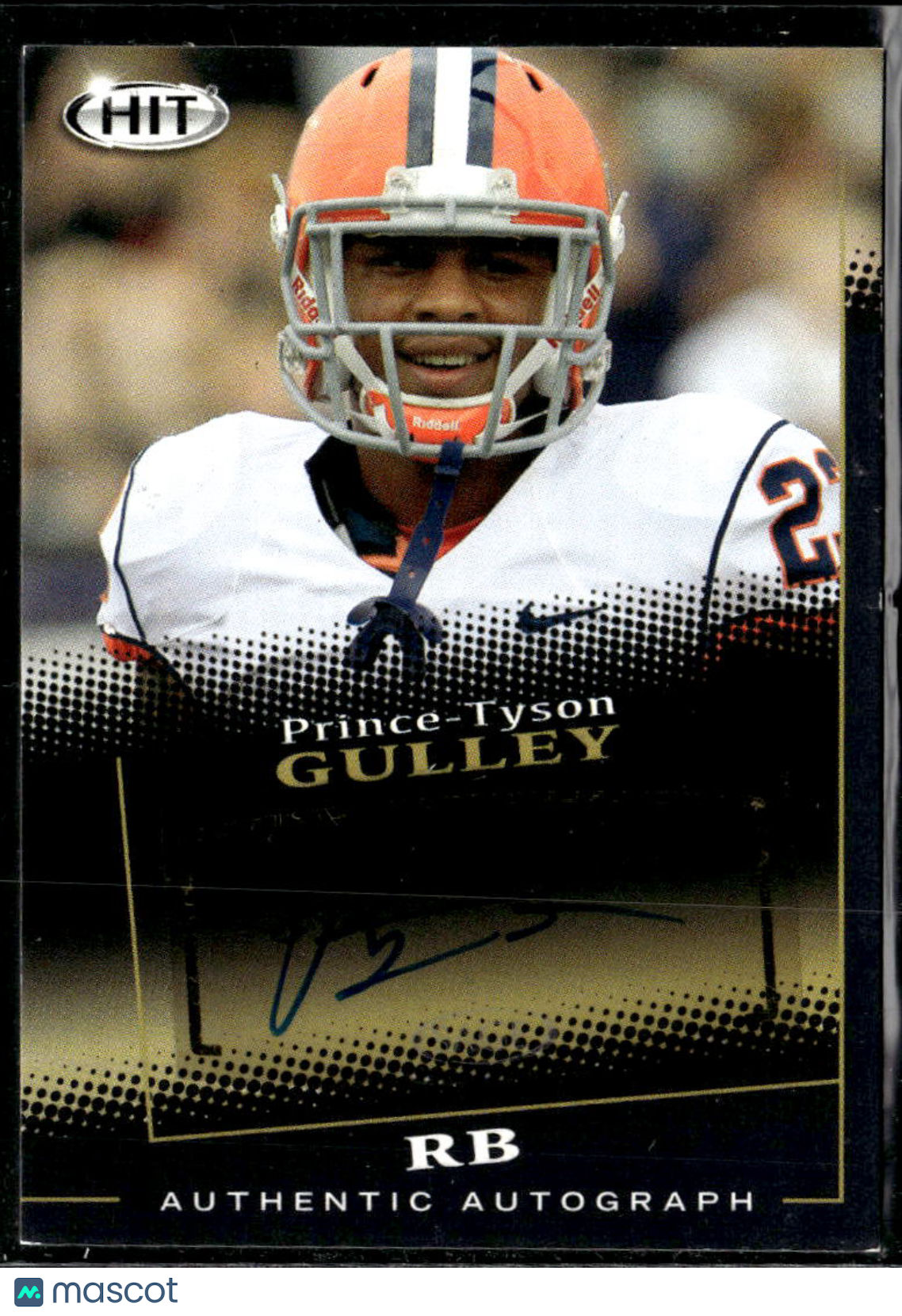 Prince-Tyson Gulley 2015 SAGE HIT Auto Autograph RC Syracuse Orange