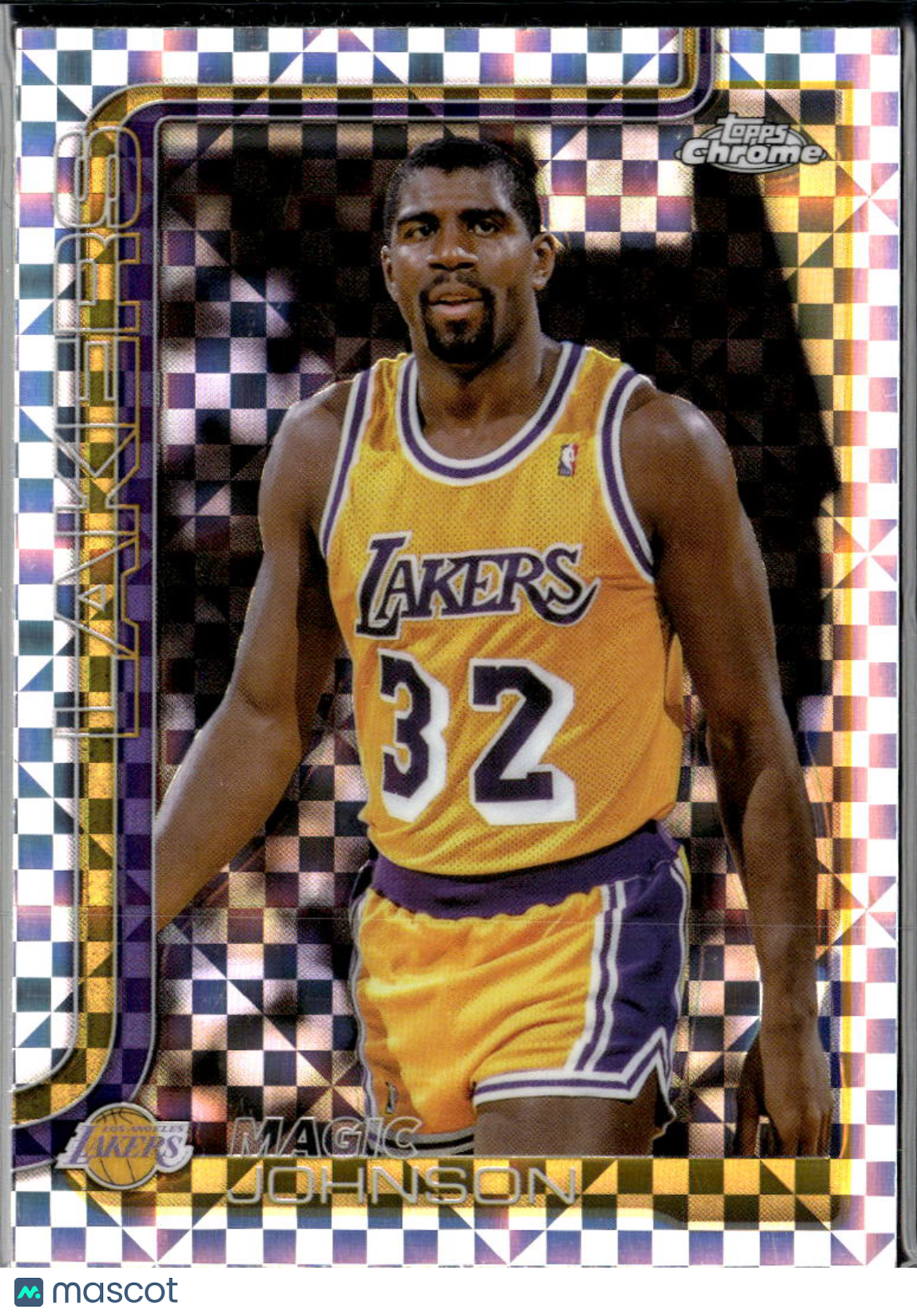 Magic Johnson 2025 Topps Chrome X-Fractor Los Angeles Lakers