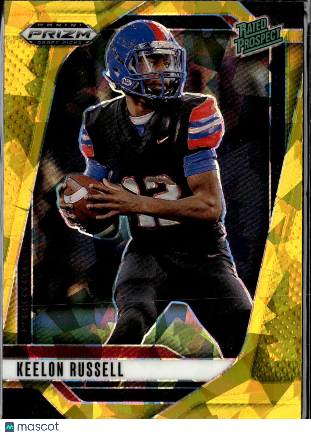 Keelon Russell 2025 Panini Prizm Draft Gold Ice Rookie RC Alabama Crimson Tide