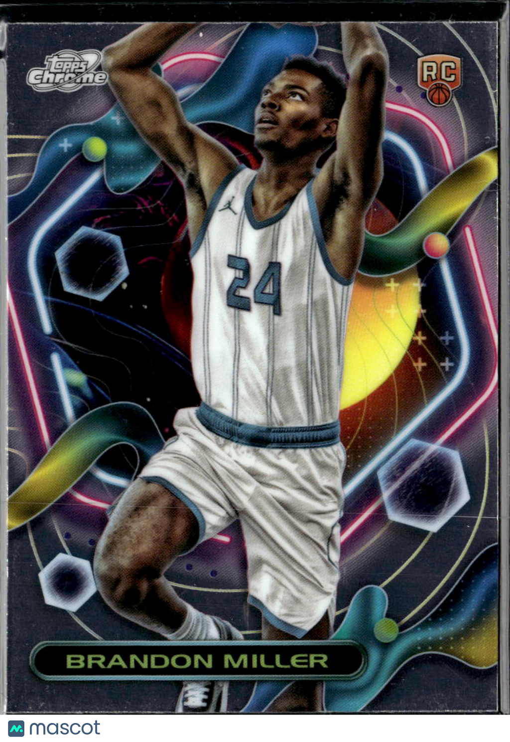 Brandon Miller 2023-24 Topps Chrome Rookie RC Charlotte Hornets