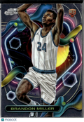 Brandon Miller 2023-24 Topps Chrome Rookie RC Charlotte Hornets