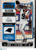 Bryce Young 2023 Contenders Holo Rookie RC Carolina Panthers
