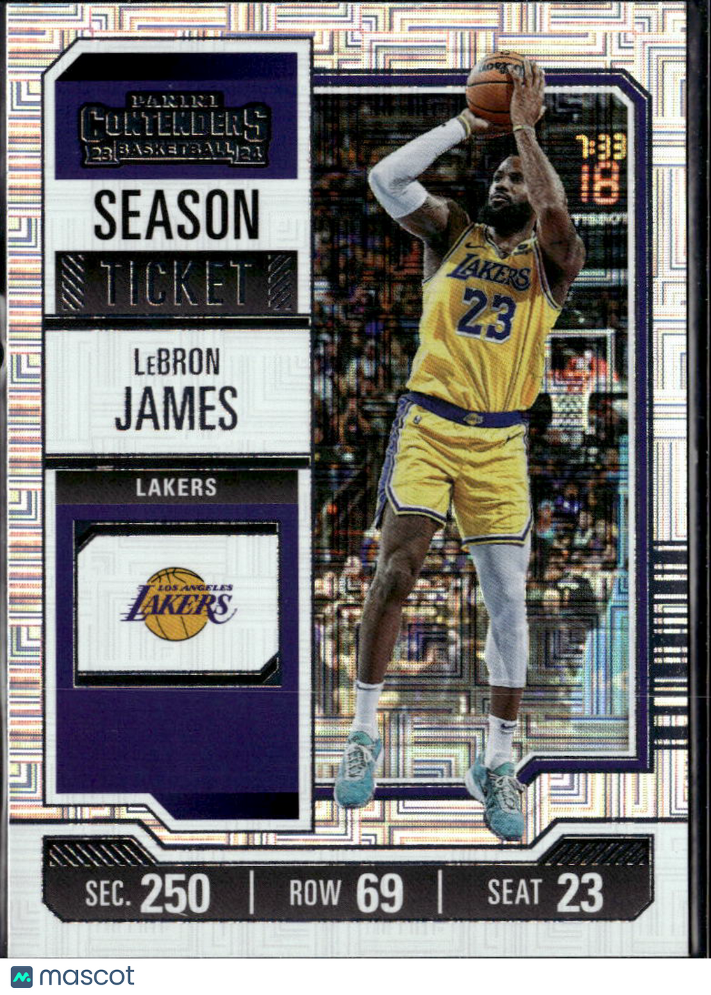 LeBron James 2023-24 Contenders Holo Los Angeles Lakers